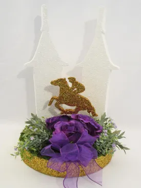 148th Kentucky Derby Twin Peaks and Horse Centerpiece