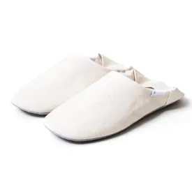 ABE Canvas Home Shoes, Wool-Lined, Natural