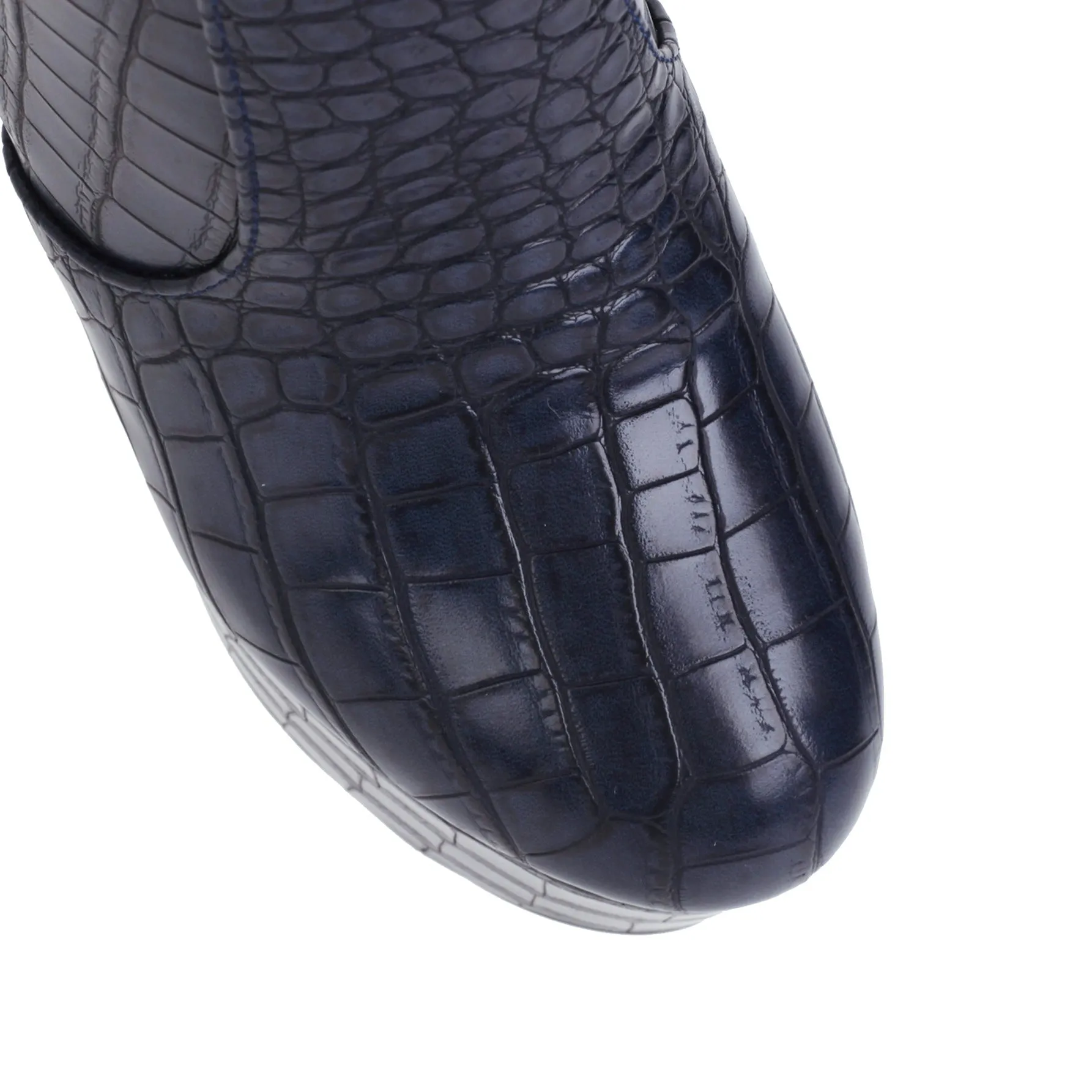 Bigsizeheels Fashion chunky heel platform boots - Blue