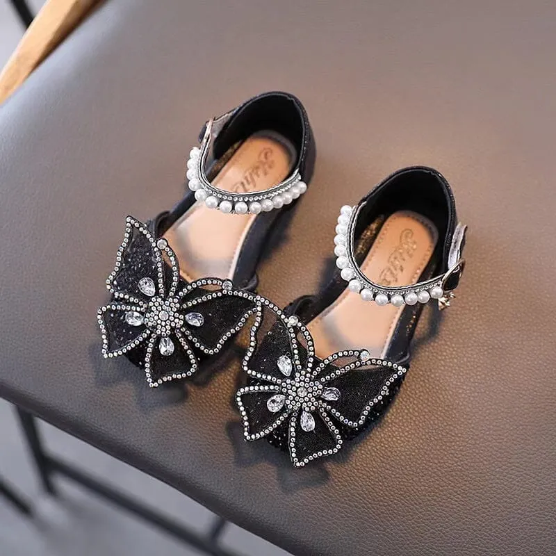 Butterfly Sequins Rhinestone Princess Shoes