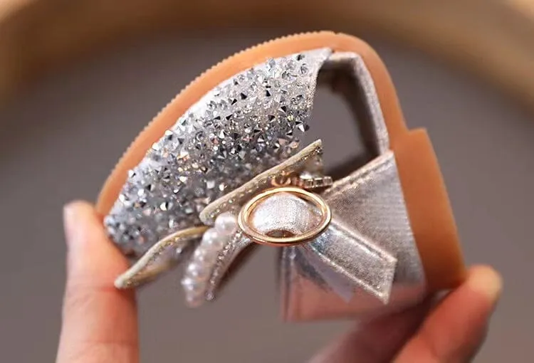Butterfly Sequins Rhinestone Princess Shoes