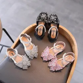 Butterfly Sequins Rhinestone Princess Shoes
