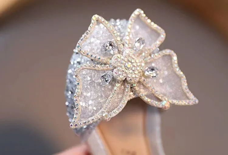 Butterfly Sequins Rhinestone Princess Shoes