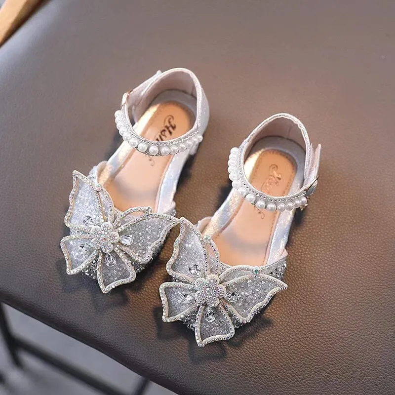 Butterfly Sequins Rhinestone Princess Shoes