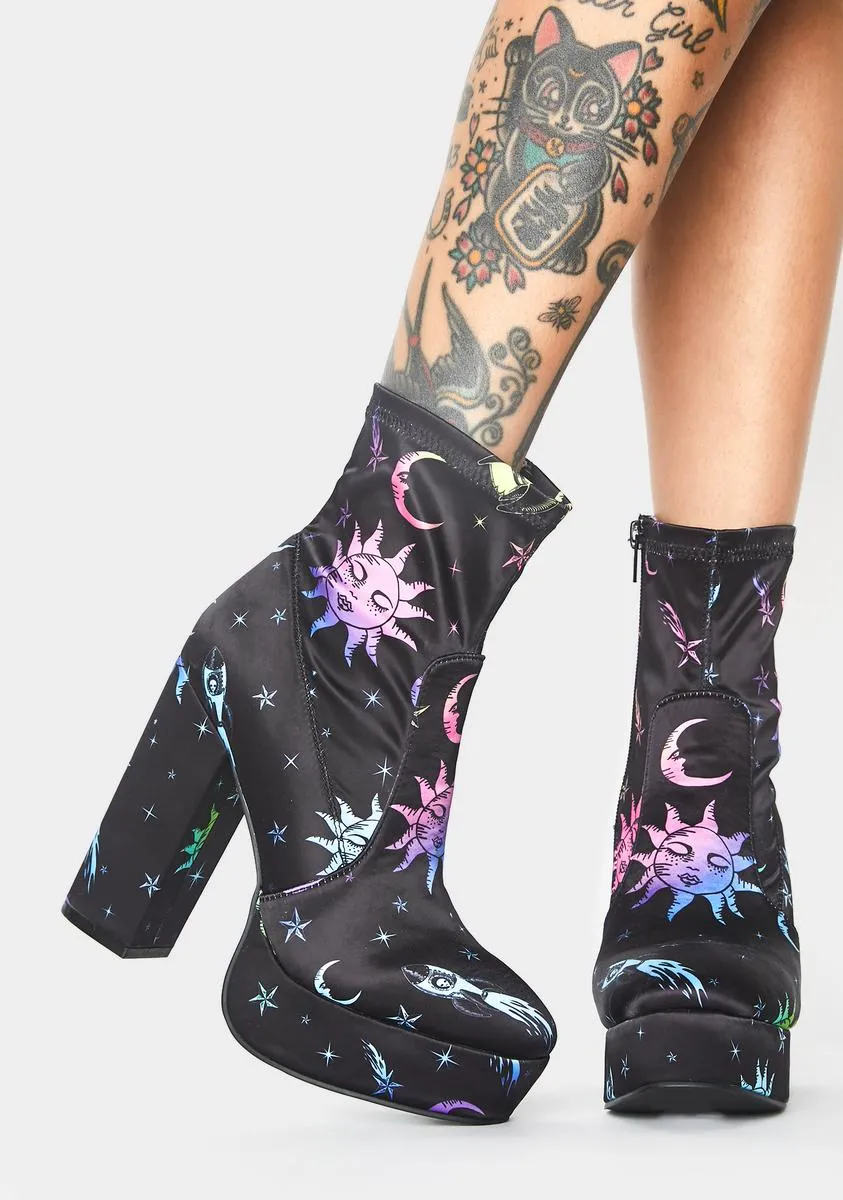 Celestial Magic Platform Boots