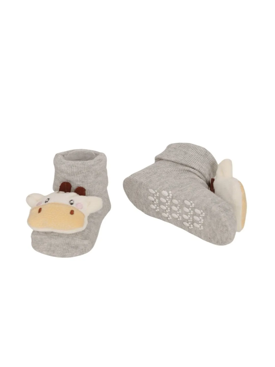 Charming Animal Adventure Rattle Socks Set For Boys
