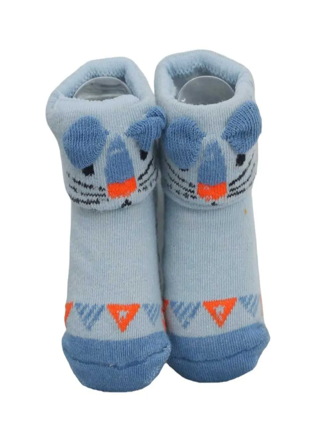 Charming Animal Print Anti-Skid Socks for Baby Boys