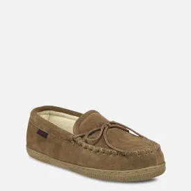 Cloth-Lined Suede Loafer Slippers by Red Wing