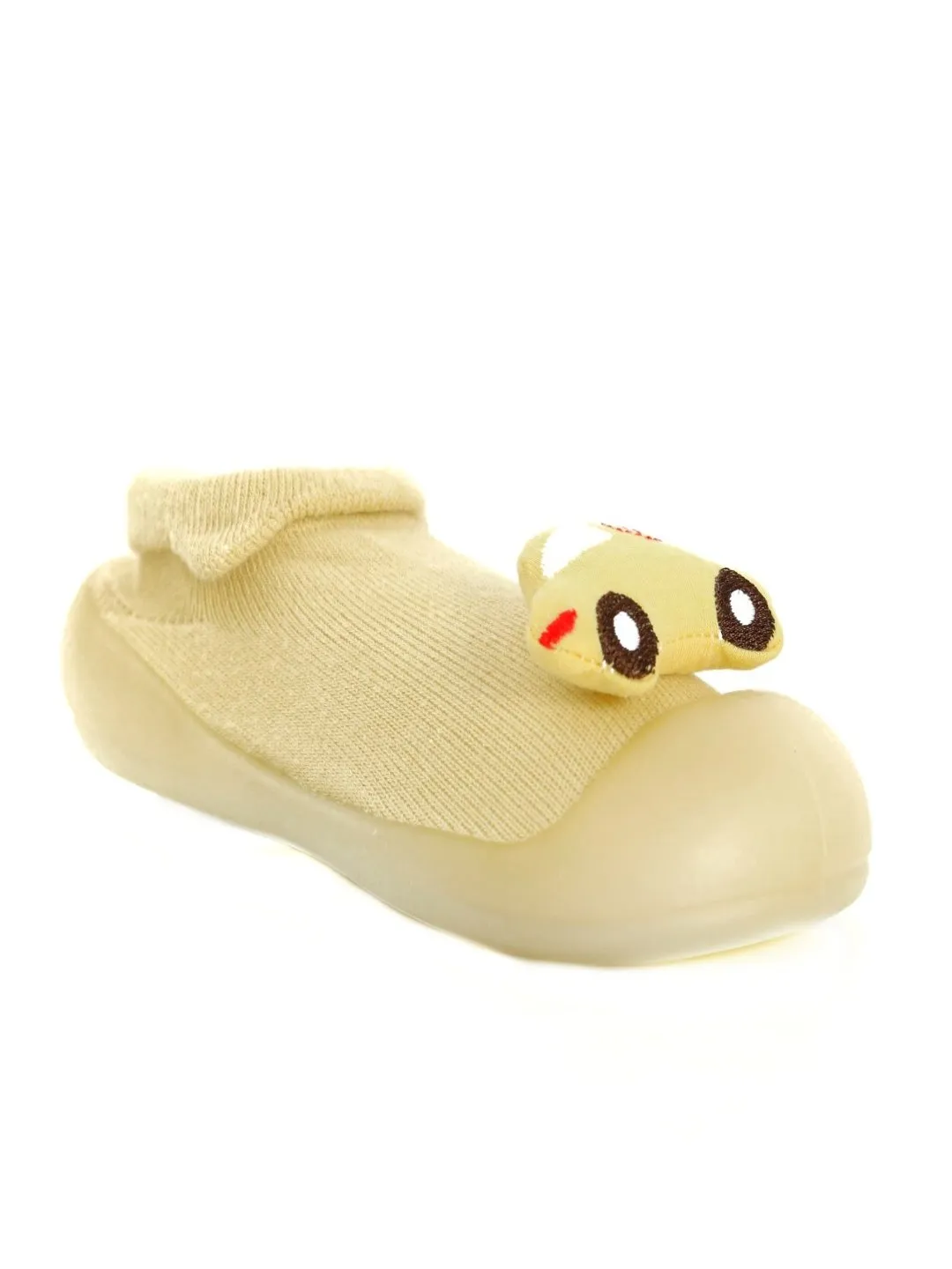 Cute Yellow Car Design Shoe Socks for Boys