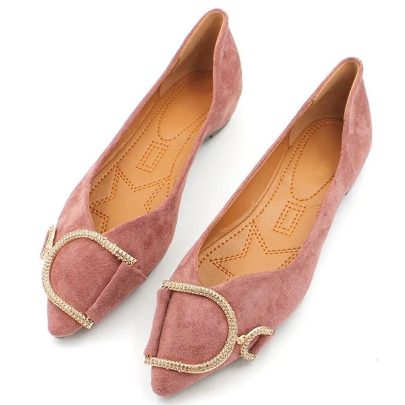 Flat Heel Pointed Toe Daily Flats