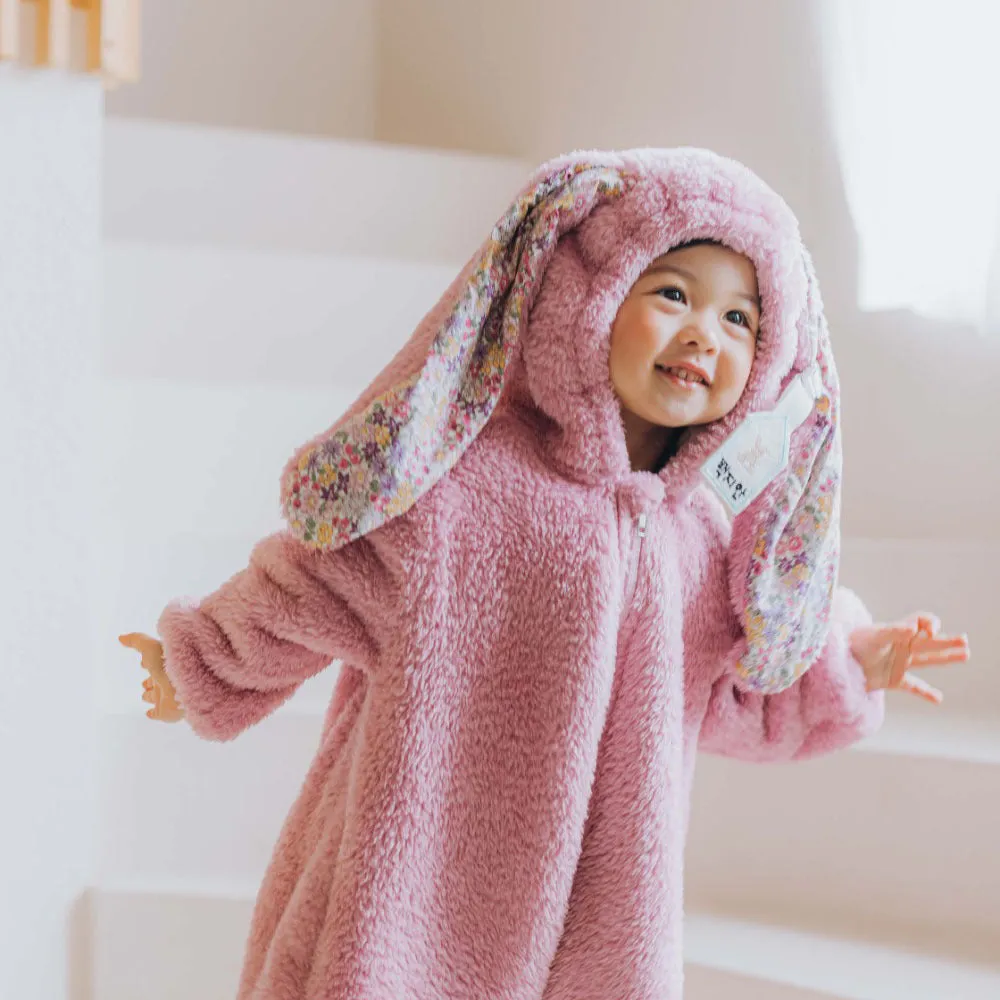 Girls Winter Loose Rabbit Romper