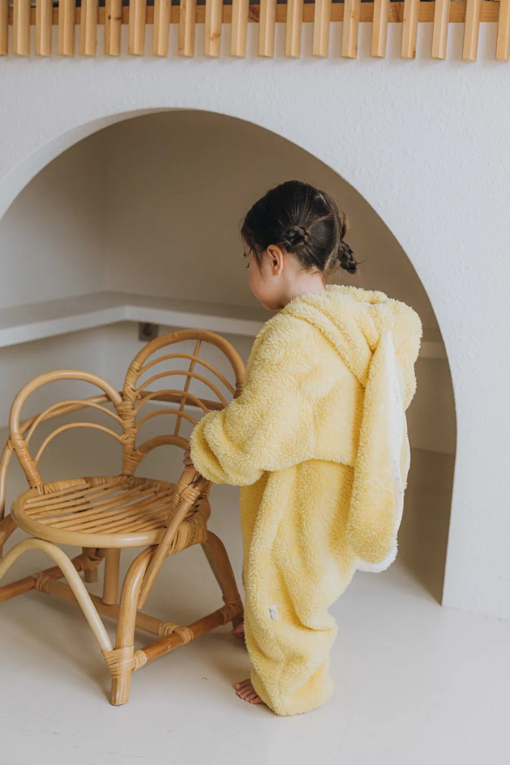 Girls Winter Loose Rabbit Romper