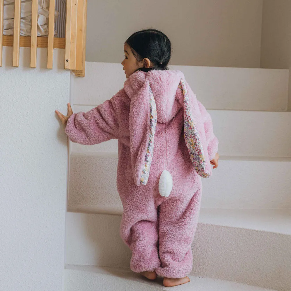 Girls Winter Loose Rabbit Romper