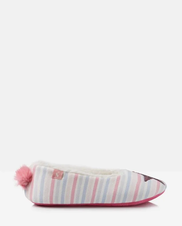Joules Dreama Silver Star Slippers