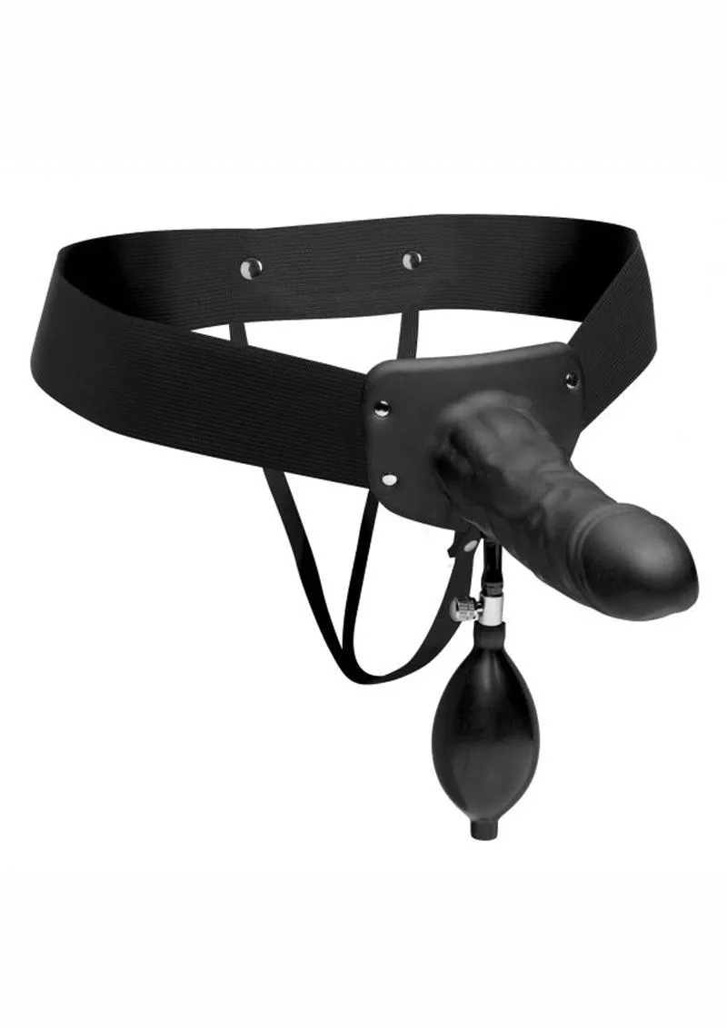 Master Series Pumper Inflatable Hollow Strap-On