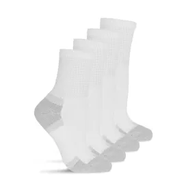 MEMOI 2 PACK DIABETIC QUARTER SOCKS WHITE