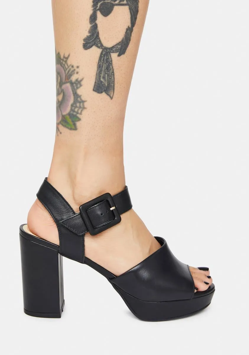 Midnight Rose Heels