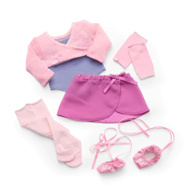 Plié Away Ballet Practice Outfit for 18-inch Dolls