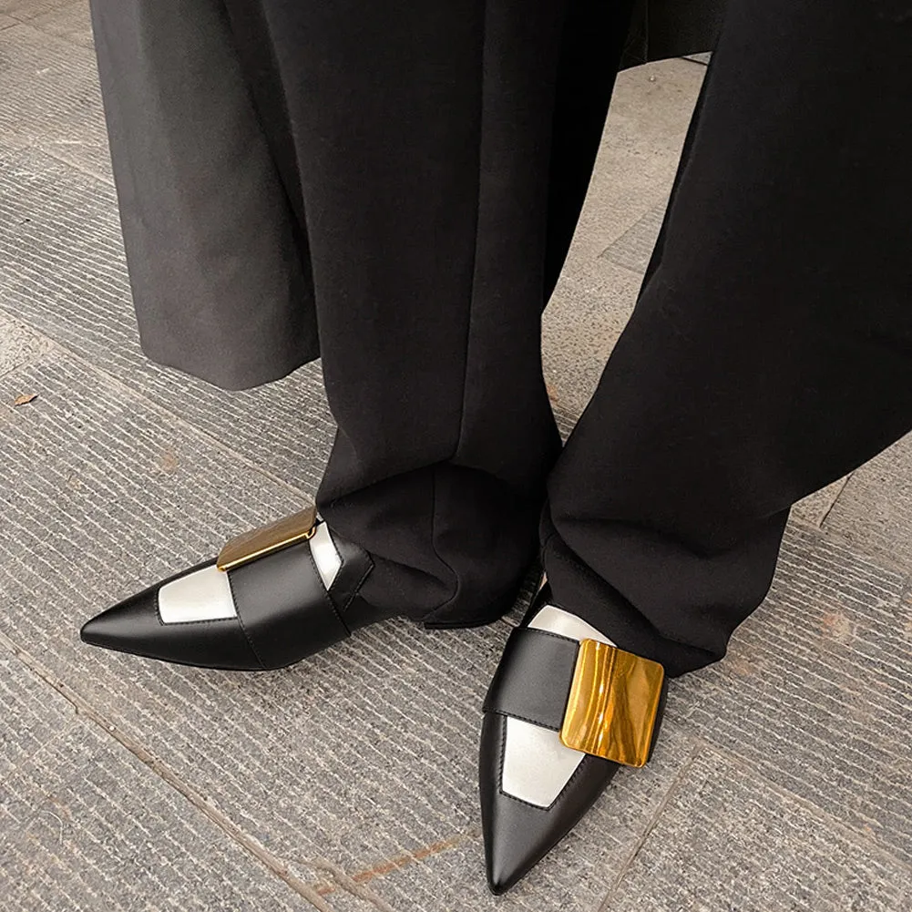 POINTED TOE LOAFERS FLATS for WOMEN