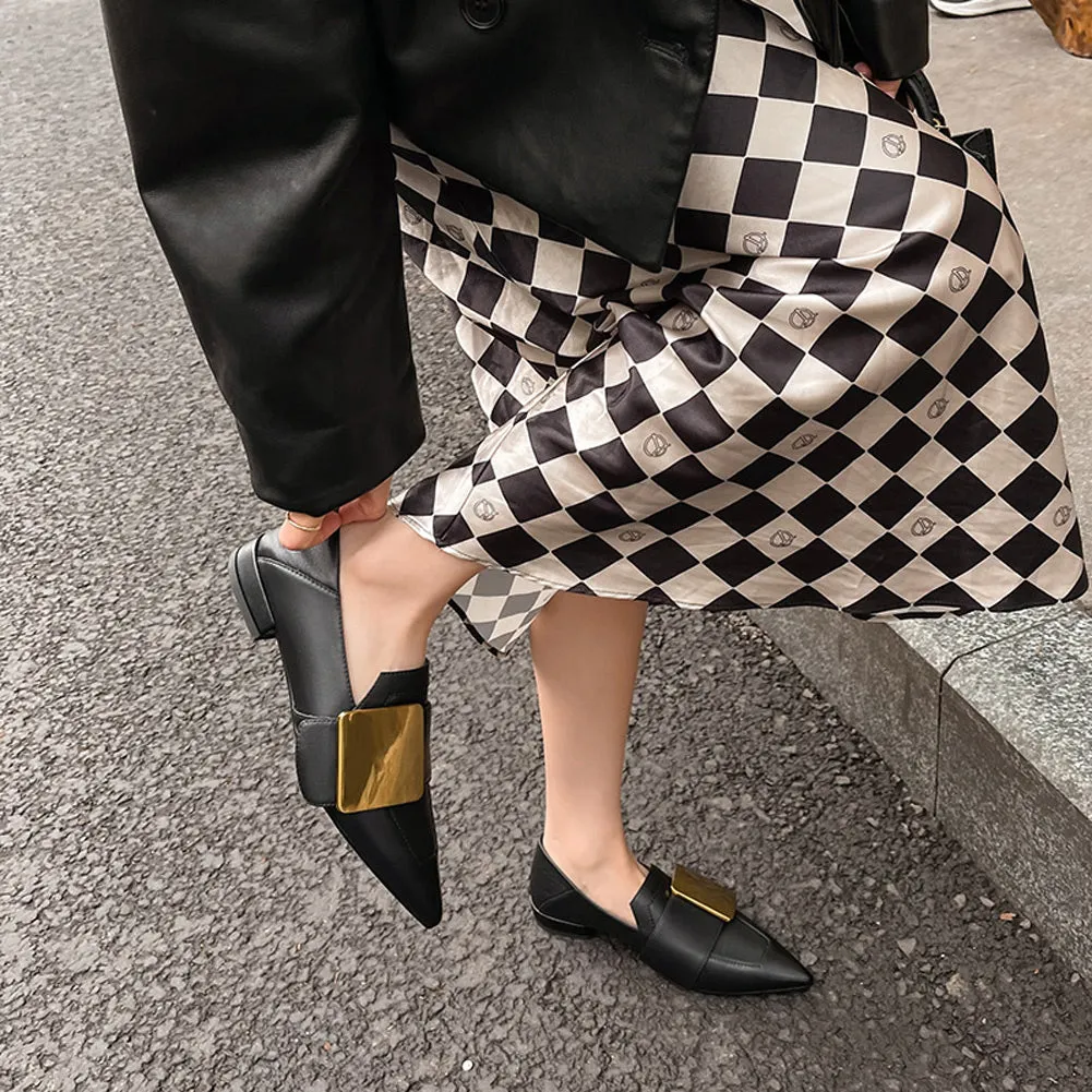 POINTED TOE LOAFERS FLATS for WOMEN