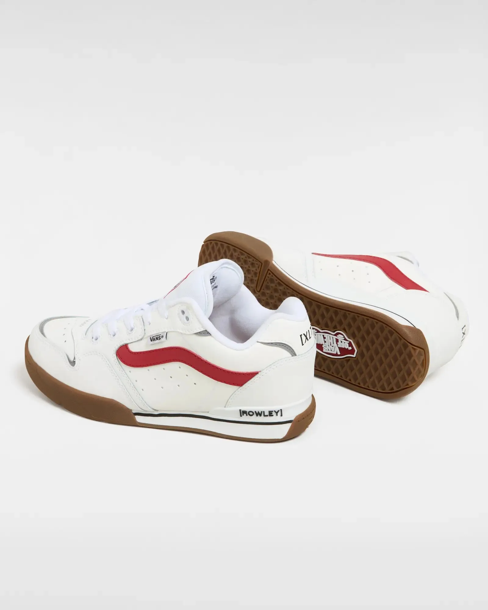 Rowley XLT Shoes in Red, White & Gum