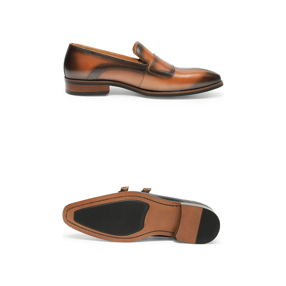 Serpatura Classic Buckle Loafers