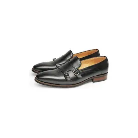 Serpatura Classic Buckle Loafers