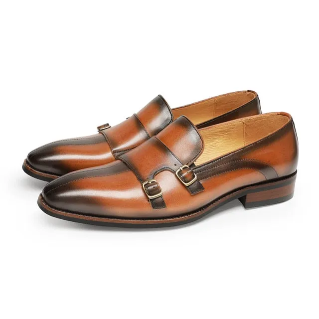 Serpatura Classic Buckle Loafers