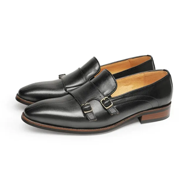 Serpatura Classic Buckle Loafers