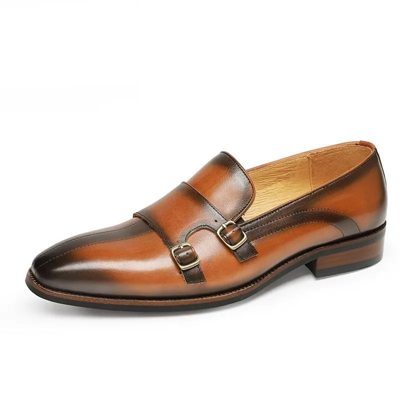 Serpatura Classic Buckle Loafers