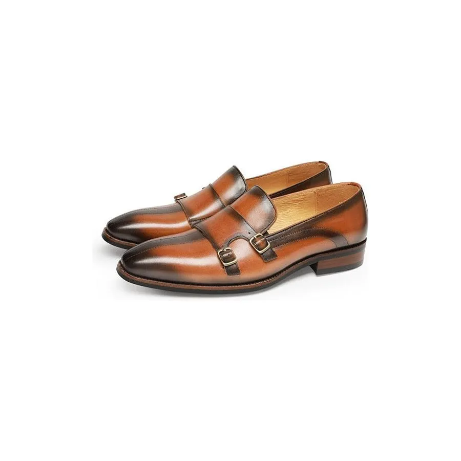 Serpatura Classic Buckle Loafers
