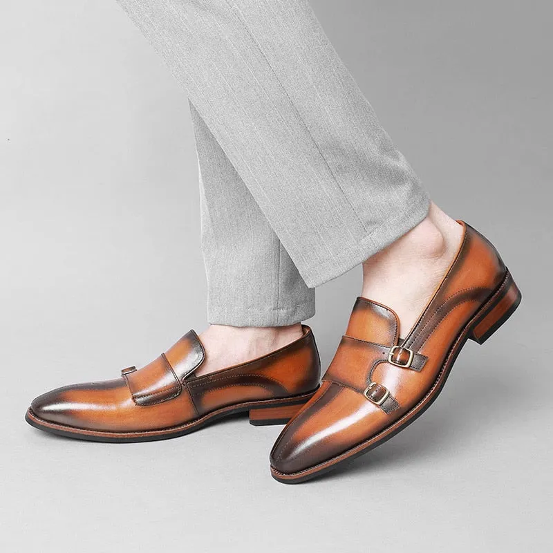 Serpatura Classic Buckle Loafers