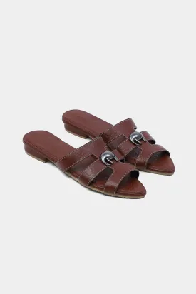 Tan Helix Resort Mules