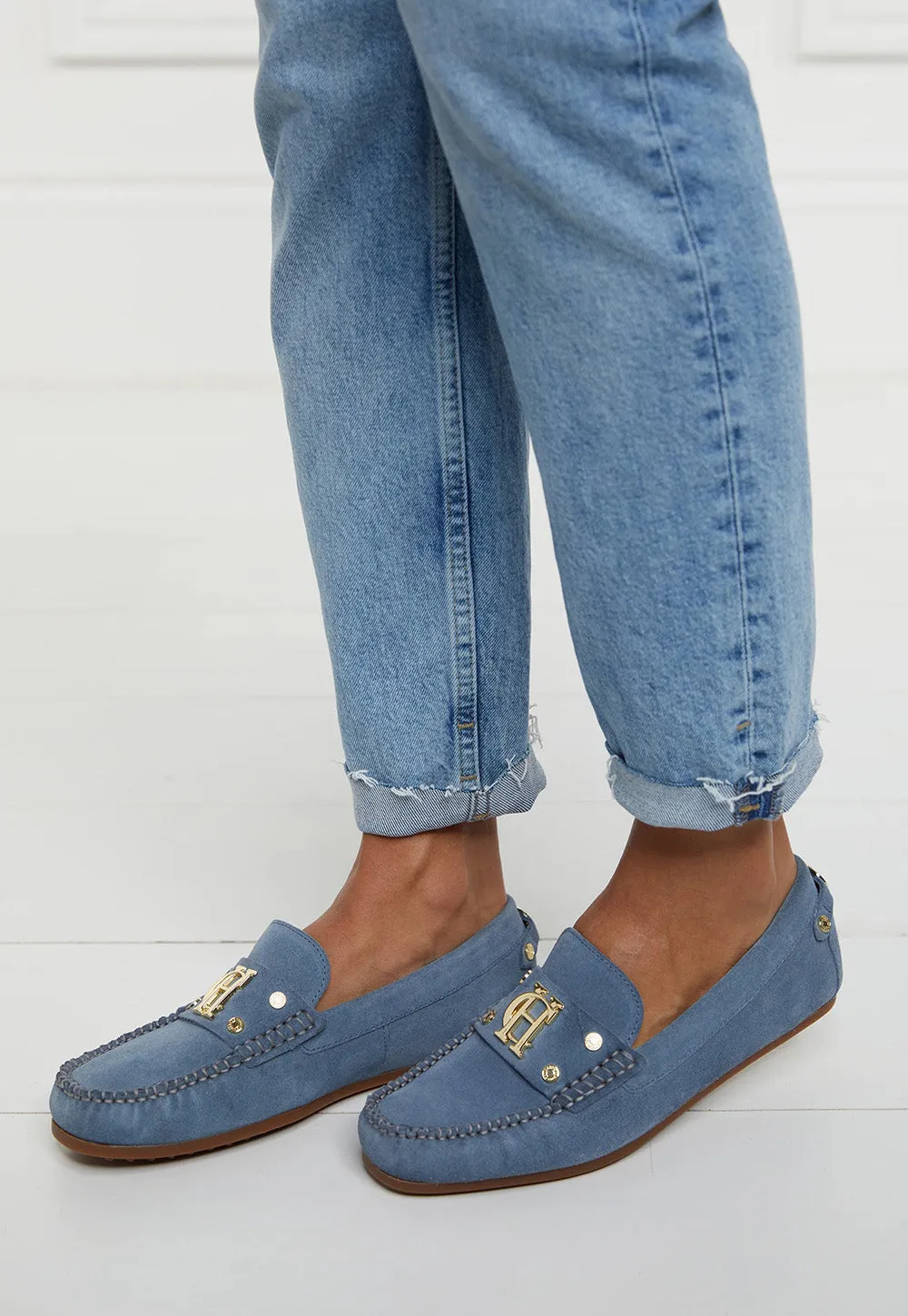 The Driving Loafer - Soft Blue