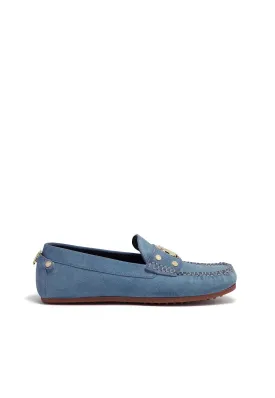 The Driving Loafer - Soft Blue