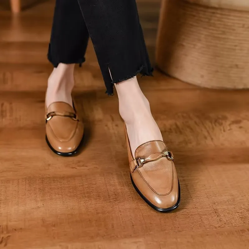 Veltique Chic Step Loafers