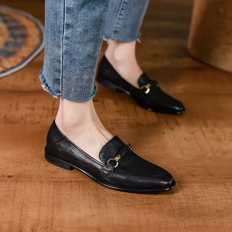 Veltique Chic Step Loafers