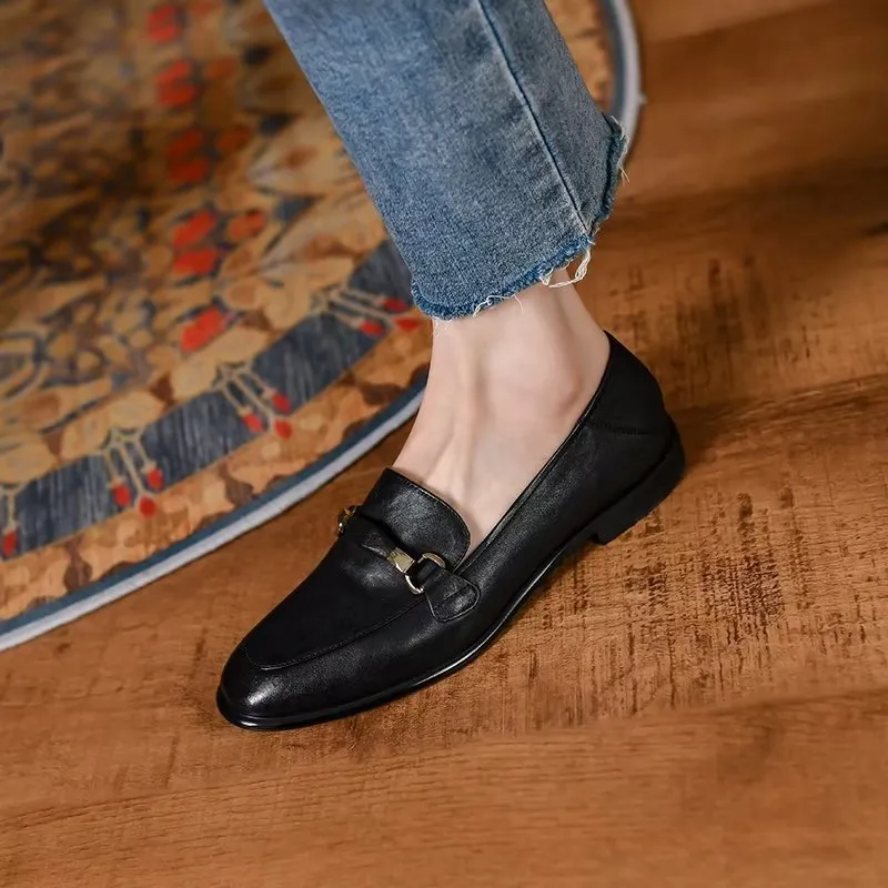 Veltique Chic Step Loafers