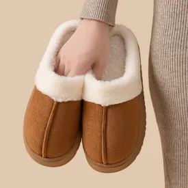 Wholesale Women's Winter fleece-lined Warm Comfortable Cotton Slippers Women's Cotton Shoes Non-slip Slippers